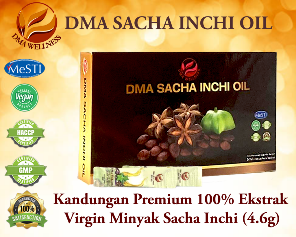 Kebaikan Minyak Sacha Inchi - DMA Sacha Inchi Oil